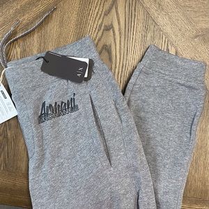 Armani Exchange Authentic Grey Jogger Sweatpants